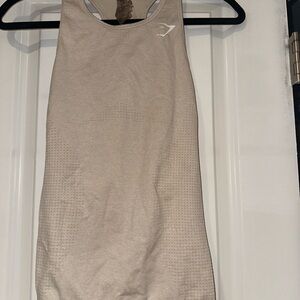 Gymshark Light Beige Athletic Tank